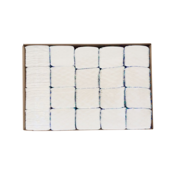 Paloma Professional Soft Papier-Falthandtücher weiss, 2-lagig, V/ZZ/Singlefold-Falzung, 24,3 x 11 cm, 100 % Zellstoff, 4000 Stück Karton